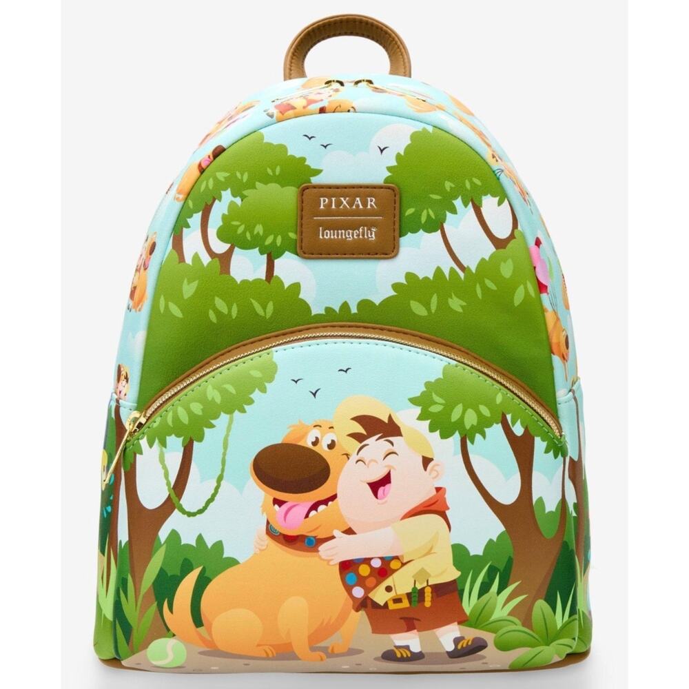 Loungefly Disney Pixar Up Doug & Russell Mini Backpack NWT
